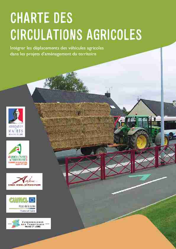 Charte des CirCulations agriColes