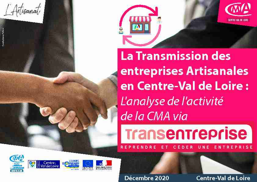 La Transmission des entreprises Artisanales en Centre-Val de Loire