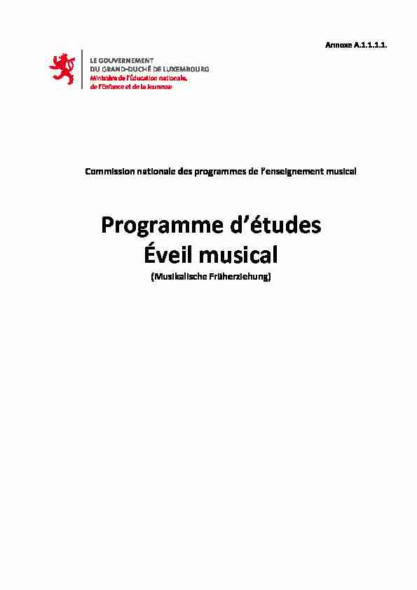 [PDF] Eveil musical - Educationlu