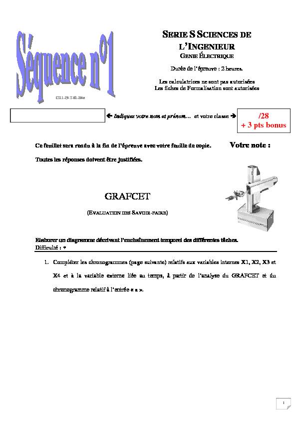 [PDF] GRAFCET - S2i