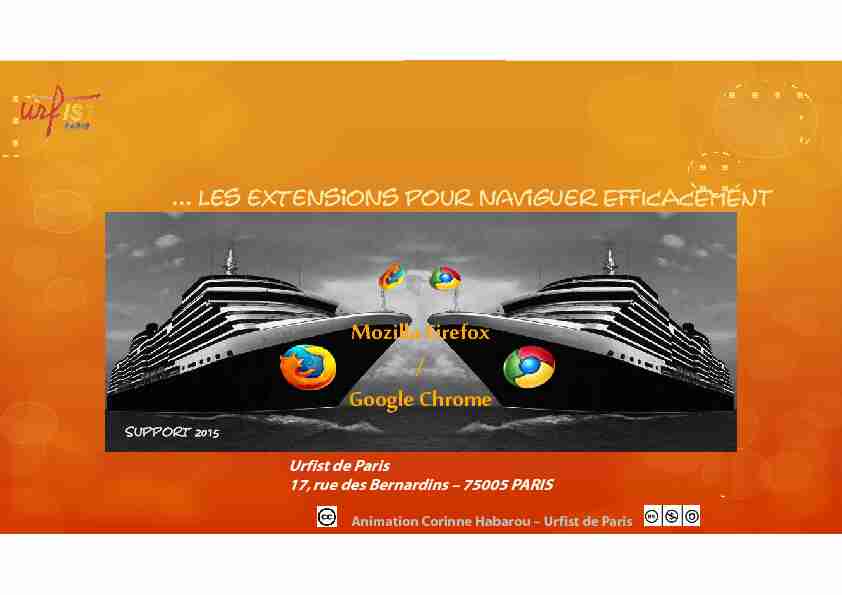 [PDF] Mozilla Firefox / Google Chrome - URFIST de Paris