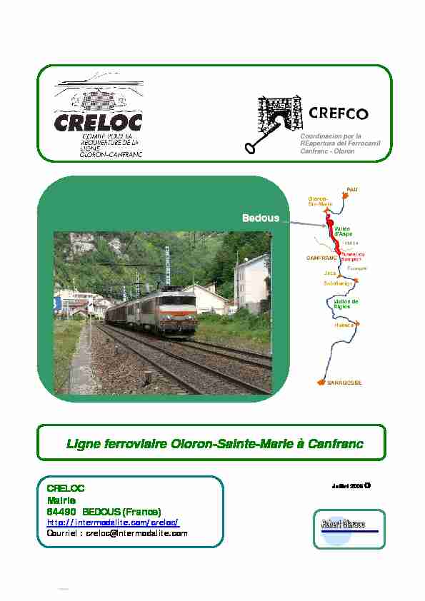 Ligne ferroviaire Oloron-Sainte-Marie à Canfranc