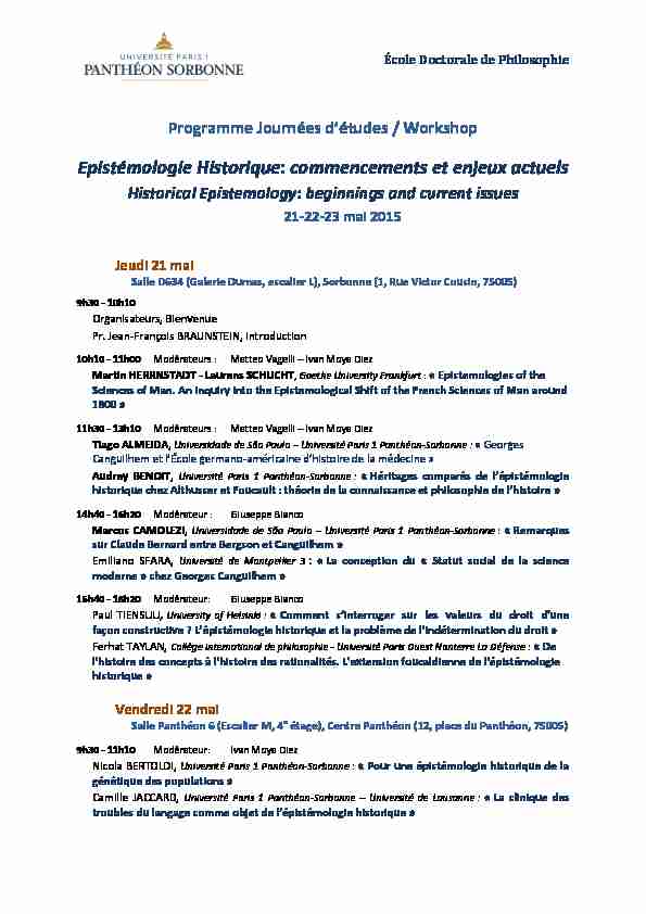 [PDF] Epistémologie Historique - hypothesesorg