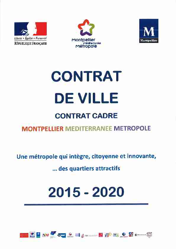 [PDF] Contrat de ville de Montpellier - Les services de lÉtat dans lHérault