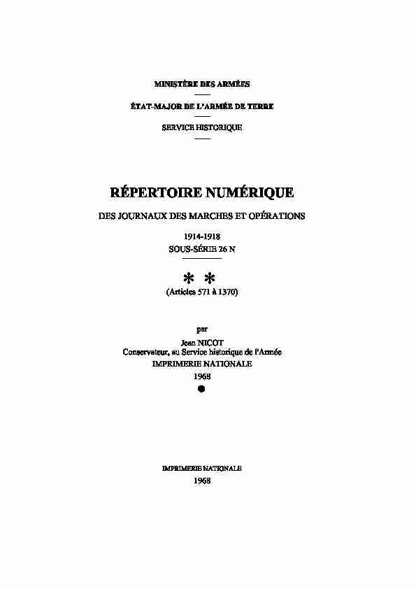 [PDF] 8e CORPS DARMEE - Service Historique de la Défense - Ministère