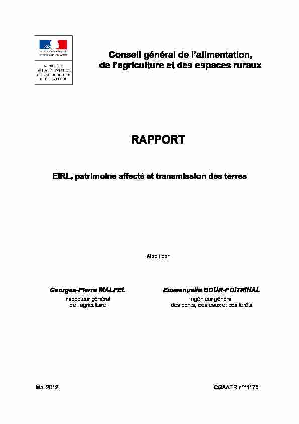 [PDF] RAPPORT - Vie publique