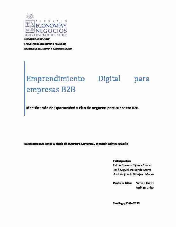 Emprendimiento Digital para empresas B2B