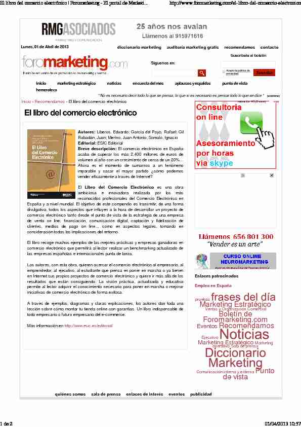 Searches related to el libro del comercio electrónico eduardo liberos pdf filetype:pdf