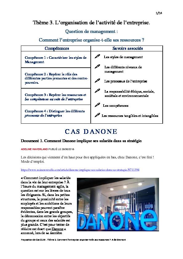 [PDF] CAS DANONE