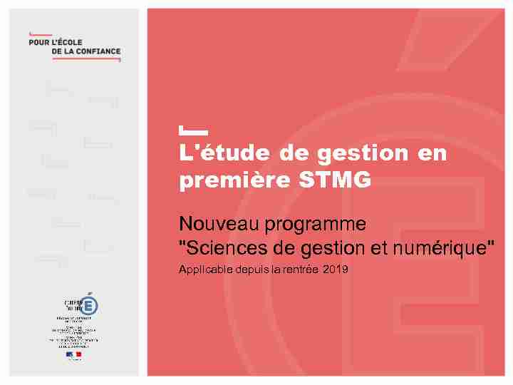 [PDF] Létude de gestion en première STMG