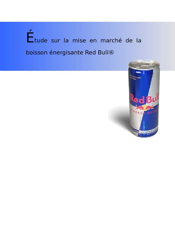 [PDF] Les boissons énergisantes (Red Bull) - cloudfrontnet