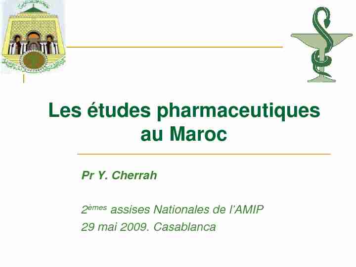 [PDF] Les études pharmaceutiques Les études  - Pharmaciema