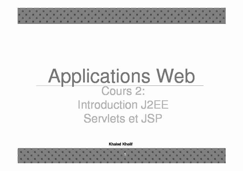 Applications Web
