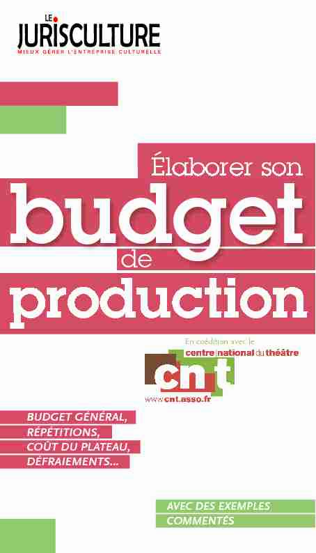 Budgets de production