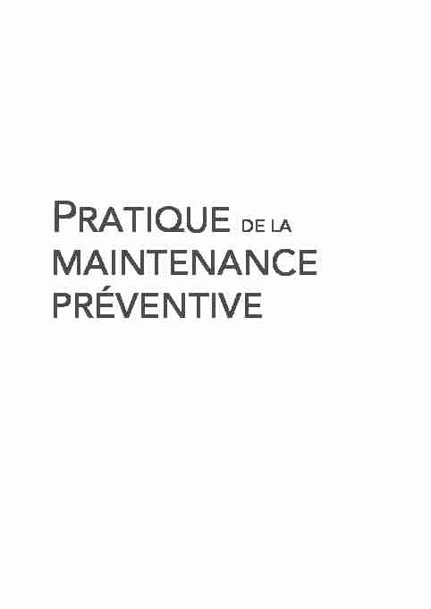 [PDF] Management de la maintenance - Dunod