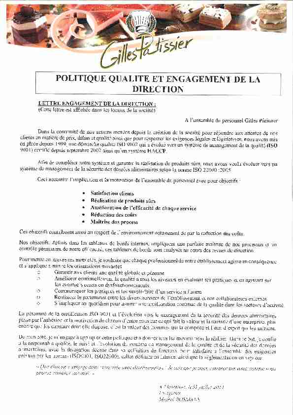 [PDF] politique qualitépdf - GILLES PATISSIER