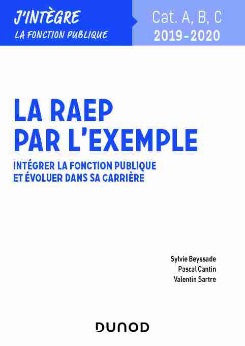 [PDF] LA RAEP PAR LEXEMPLE - Dunod