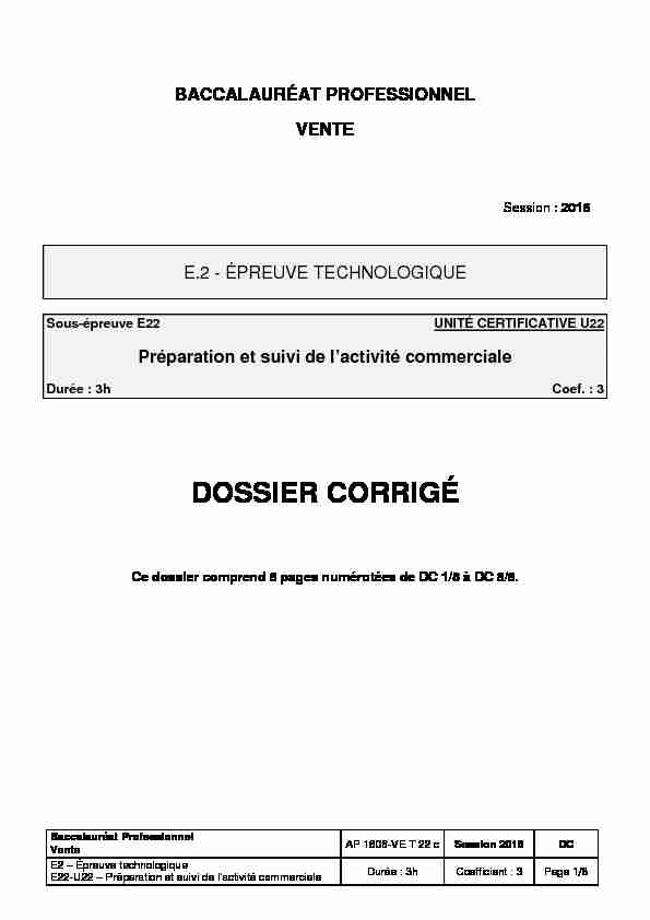 [PDF] (Dossier Corrigé)