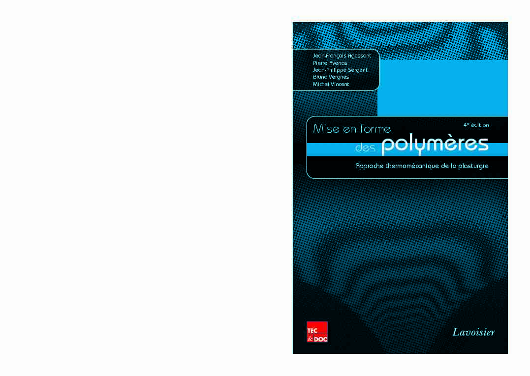 [PDF] des polymères polymères - Lavoisier