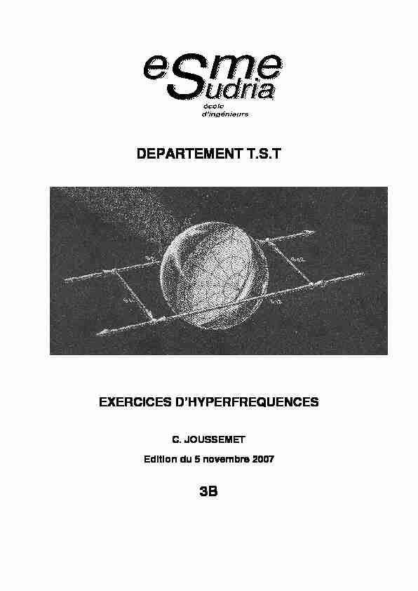 [PDF] exercices dhyperfrequences - Free