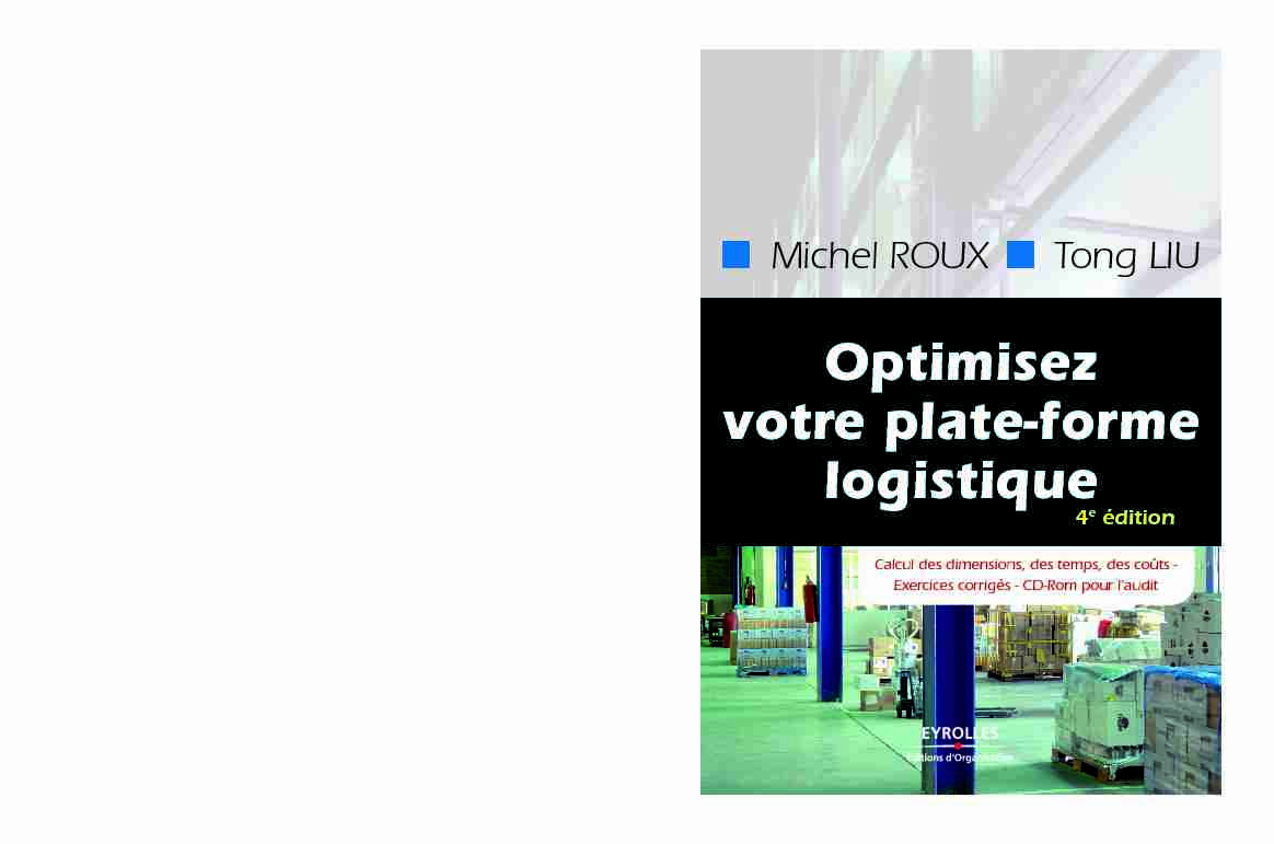 [PDF] Optimisez votre plateforme logistique - Institut de management – IMAN