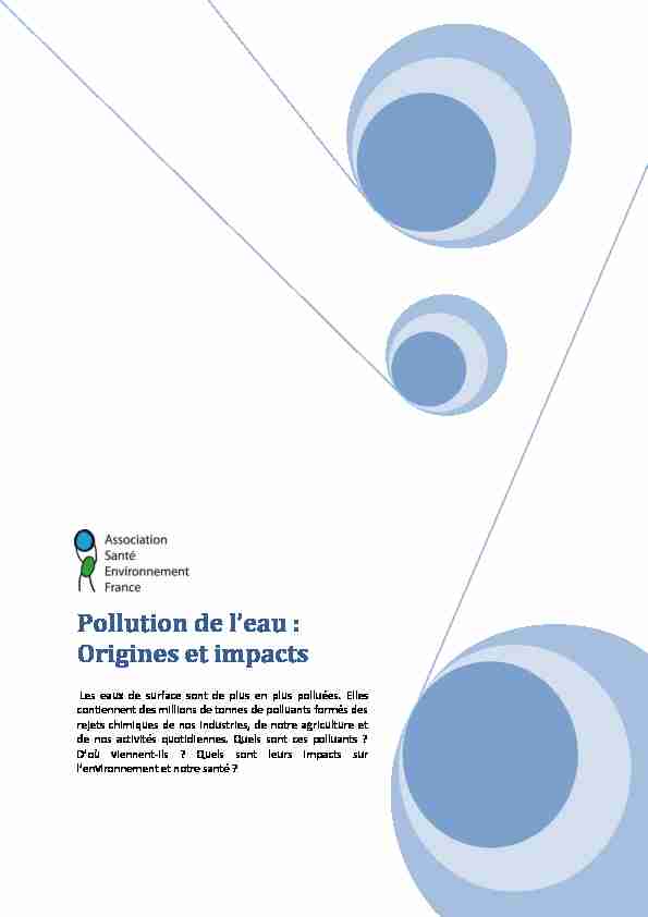[PDF] Pollution de leau