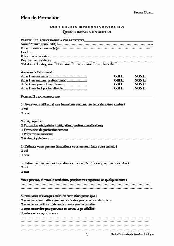 12 questionnaire recueil besoins individuels agents