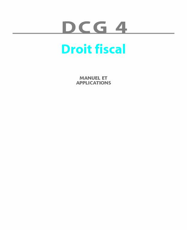 [PDF] Droit fiscal