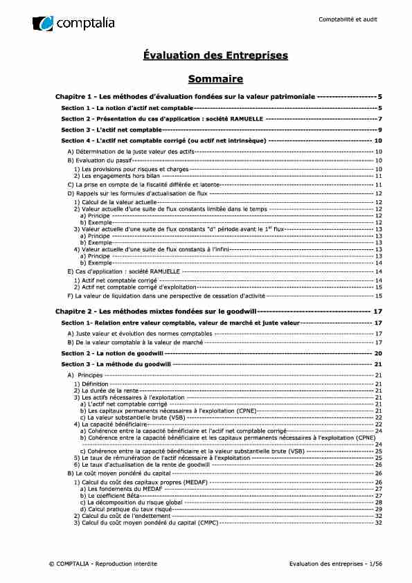 [PDF] Module 2 - Evaluation des entreprisespdf - Free