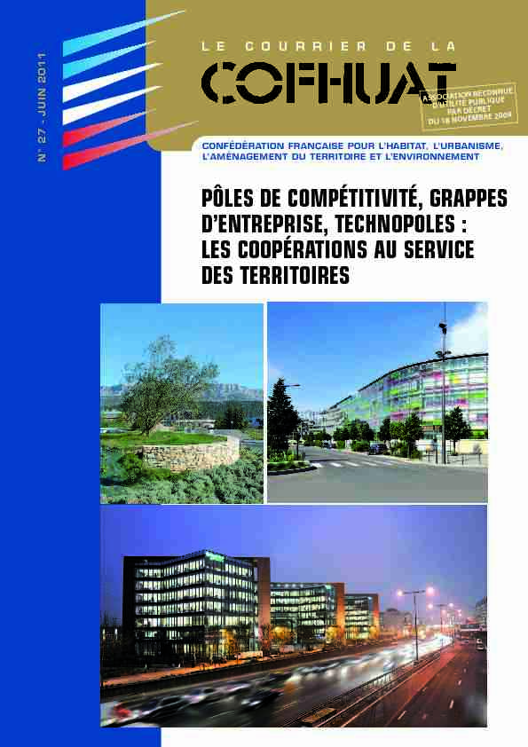 [PDF] PÔLES DE COMPÉTITIVITÉ, GRAPPES D  - COFHUAT