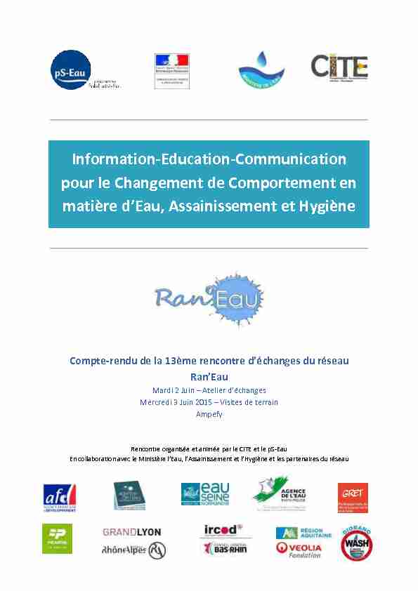 [PDF] Information-Education-Communication pour le Changement de