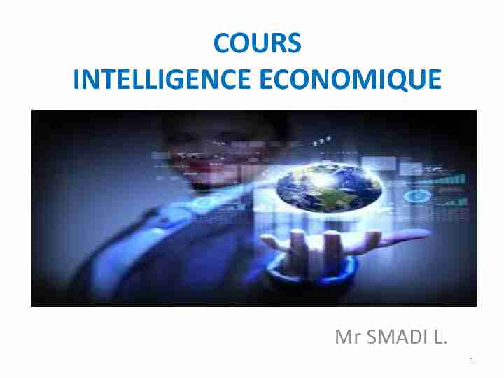 [PDF] Cours intelligence economique - opsuniv-batna2dz
