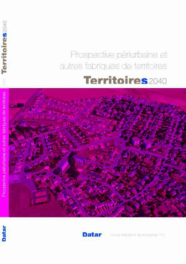 [PDF] Territoires 2040 n_2