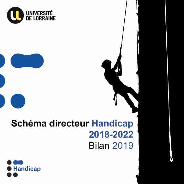 Bilan 2019 Schéma directeur Handicap 2018-2022