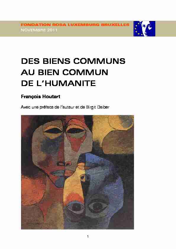 [PDF] DES BIENS COMMUNS AU BIEN COMMUN DE LHUMANITE