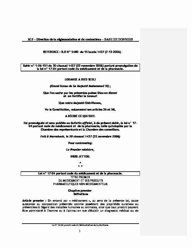 [PDF] OCR Document - Ministère de la Santé