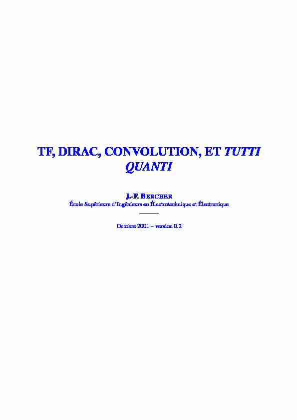 [PDF] TF DIRAC CONVOLUTION ET TUTTI QUANTI - FR