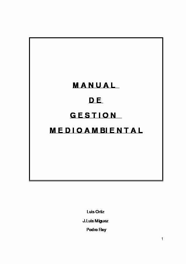 [PDF] Manual de Gestión Ambiental - Ingeniero Ambiental