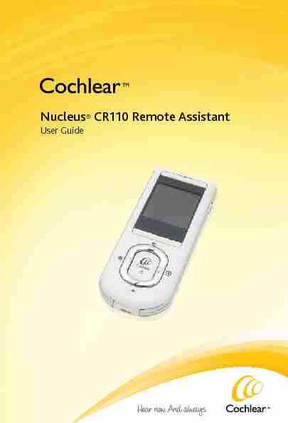 Nucleus® CR110 Remote Assistant