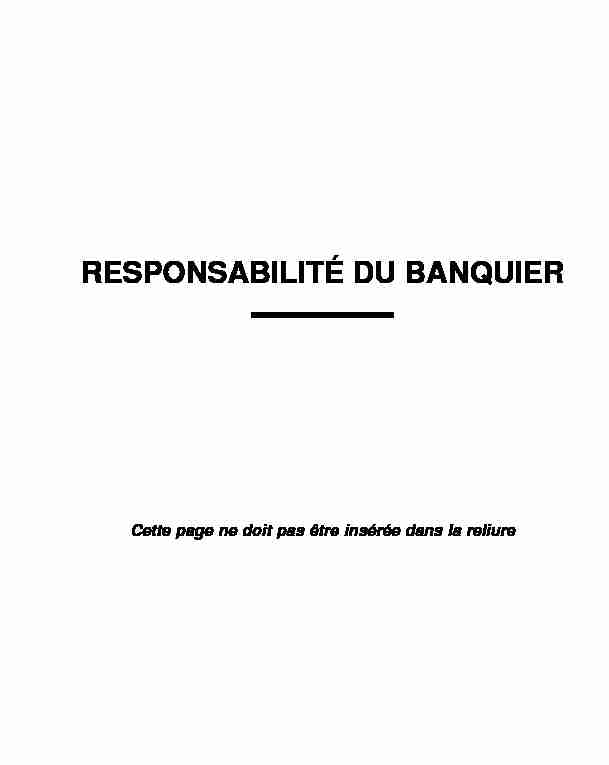 [PDF] responsabilité du banquier - Dalloz Actu Étudiant