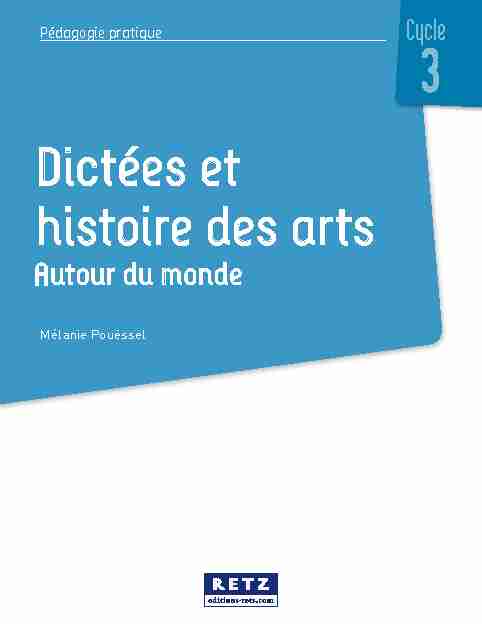 Dictées et histoire des arts - Editis
