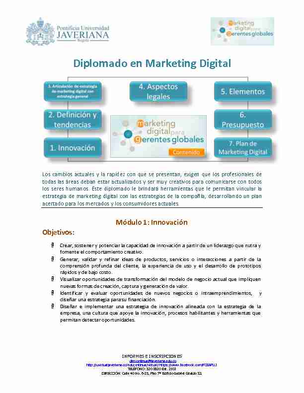 Diplomado en Marketing Digital