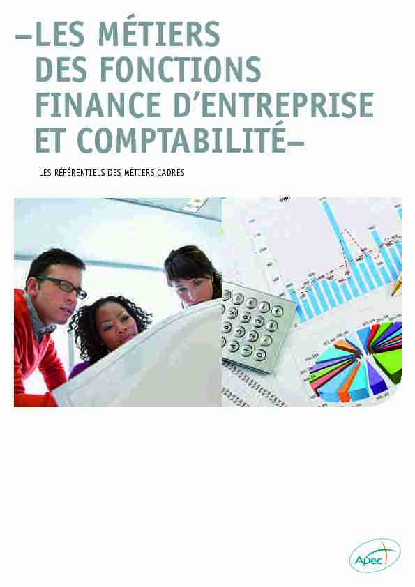[PDF] Les métiers de la finance dentreprise et de la comptabilité