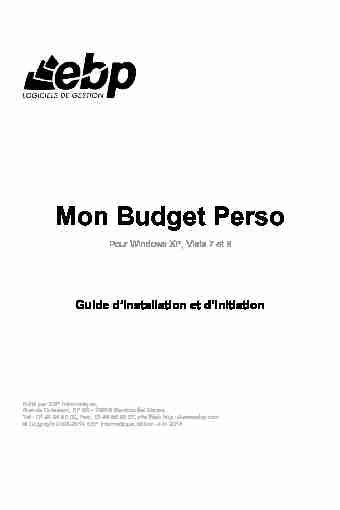 [PDF] Mon Budget Perso - Audentia