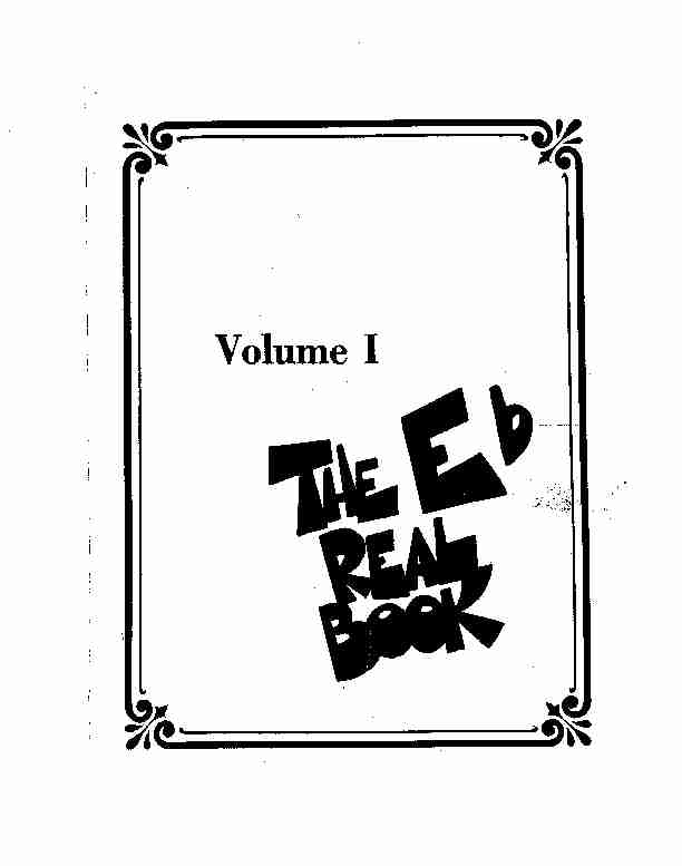 The Eb Real Book - 5th Edition