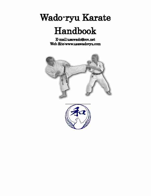 Wado-ryu Karate Handbook