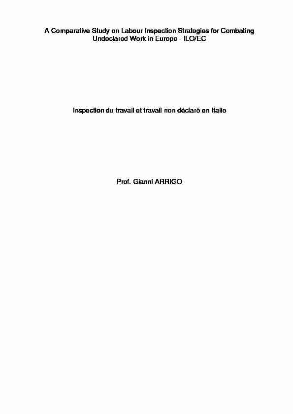 [PDF] Study ITALY - ILO
