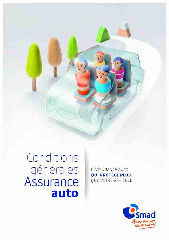 Conditions générales Assurance auto