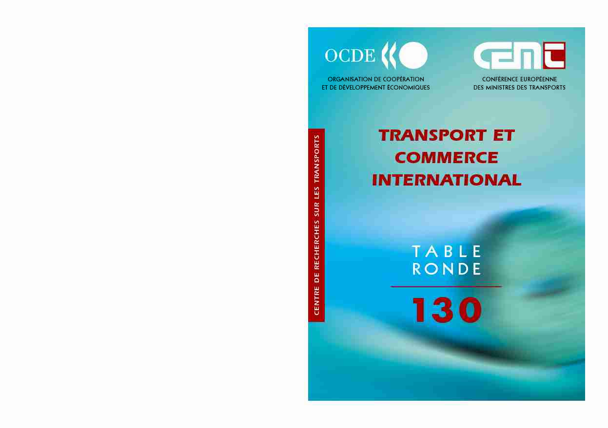 [PDF] Transport et commerce international - International Transport Forum
