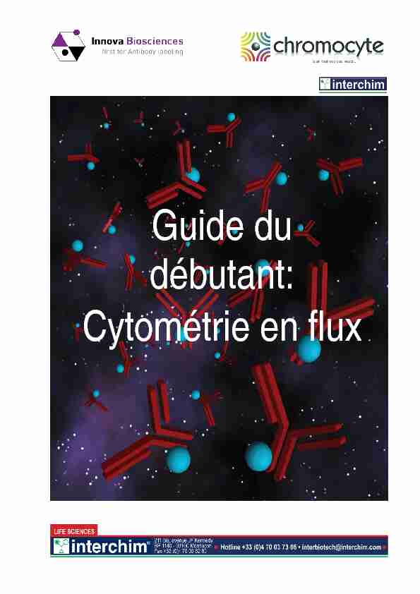 [PDF] Guide du débutant: Cytométrie en flux - INTERCHIM